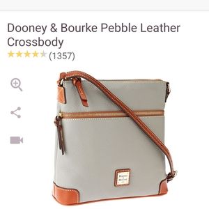 NWT Dooney & Bourke Pebble Leather Crossbody